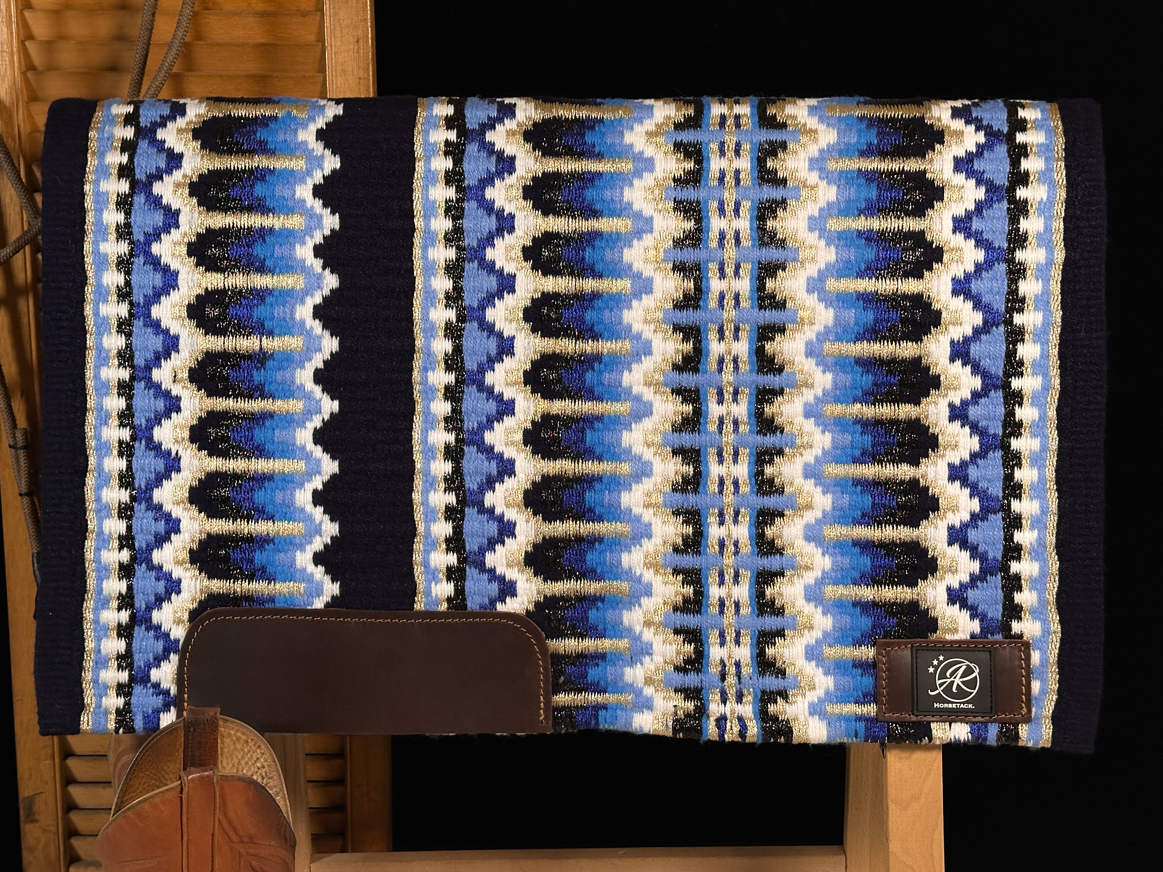 Showblanket | Blue & Gold | Western