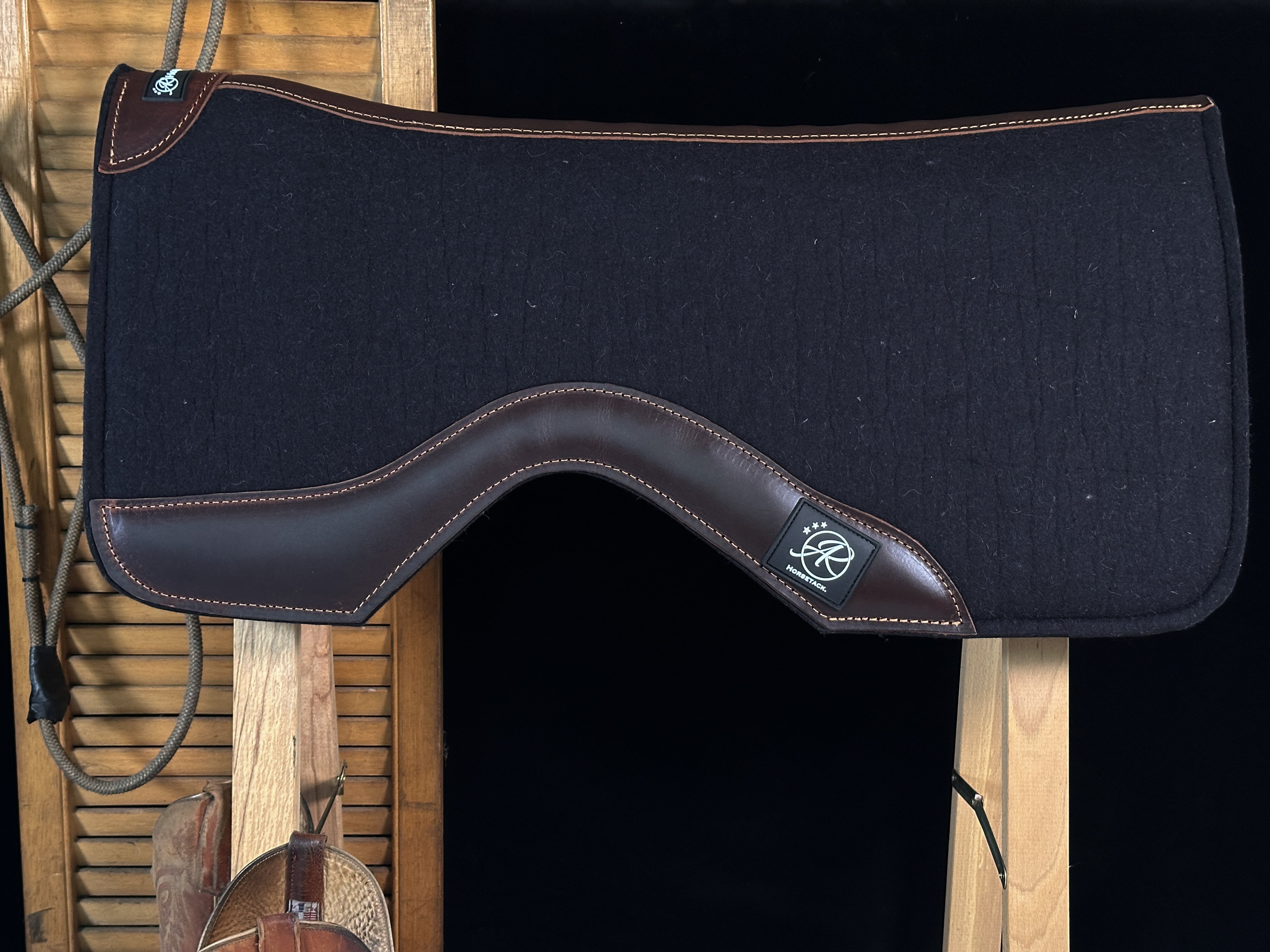 Basic Work Pad | Wool Felt with Neoprene Lining | Black