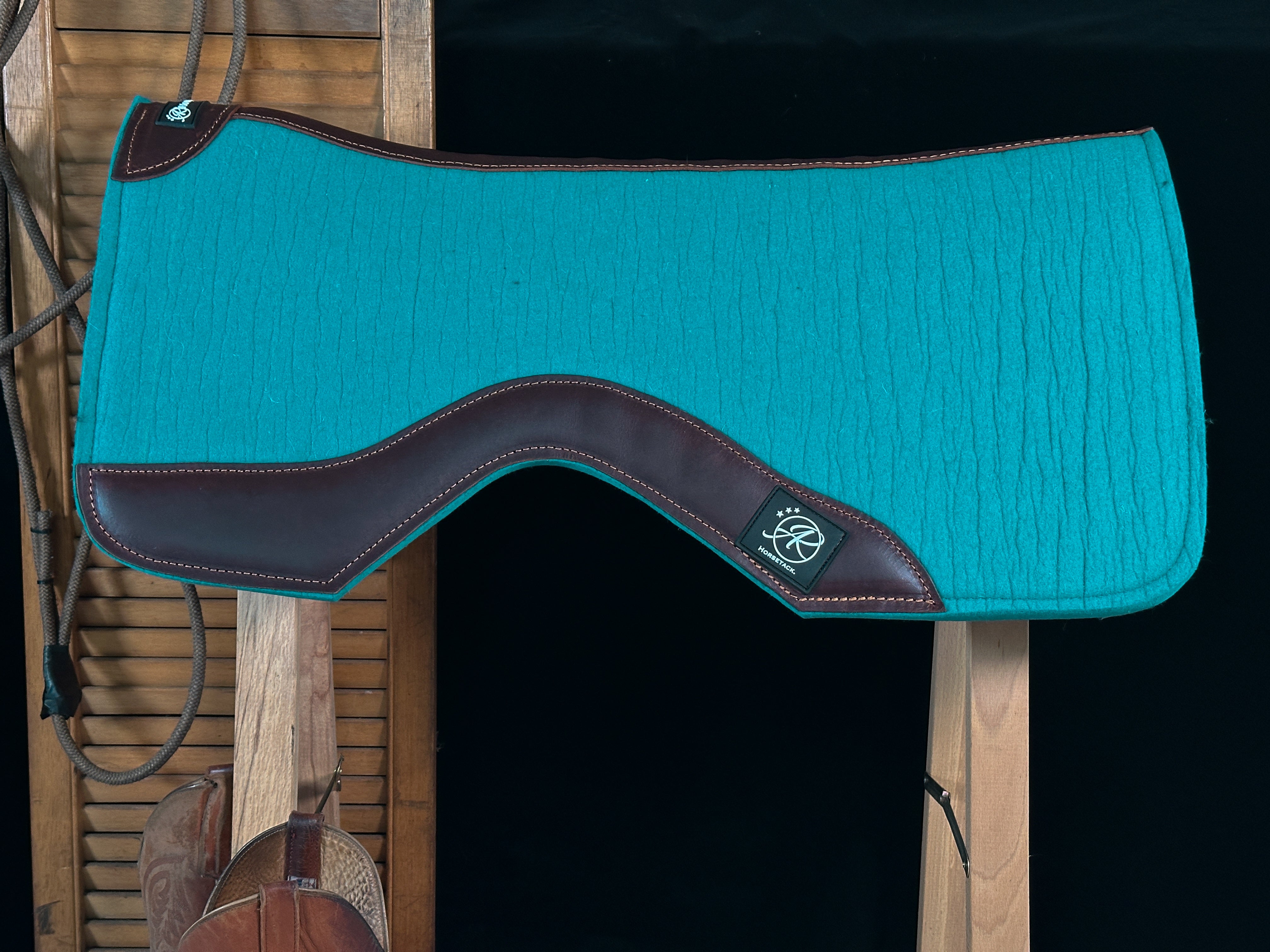 Basic Work Pad | Wool Felt with Neoprene Lining | Petrol