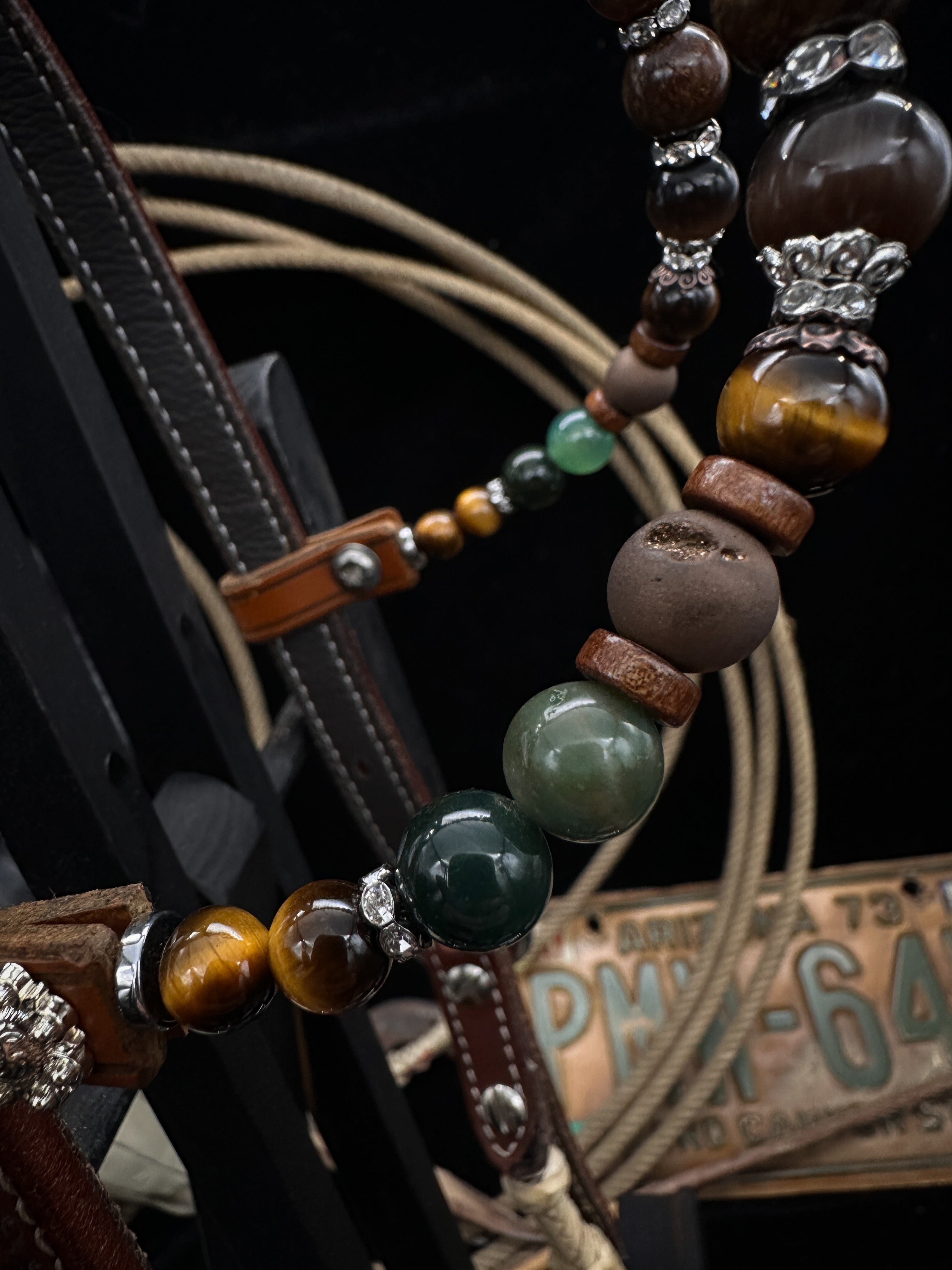 Premium | Rawhide green | Western hoofdstel
