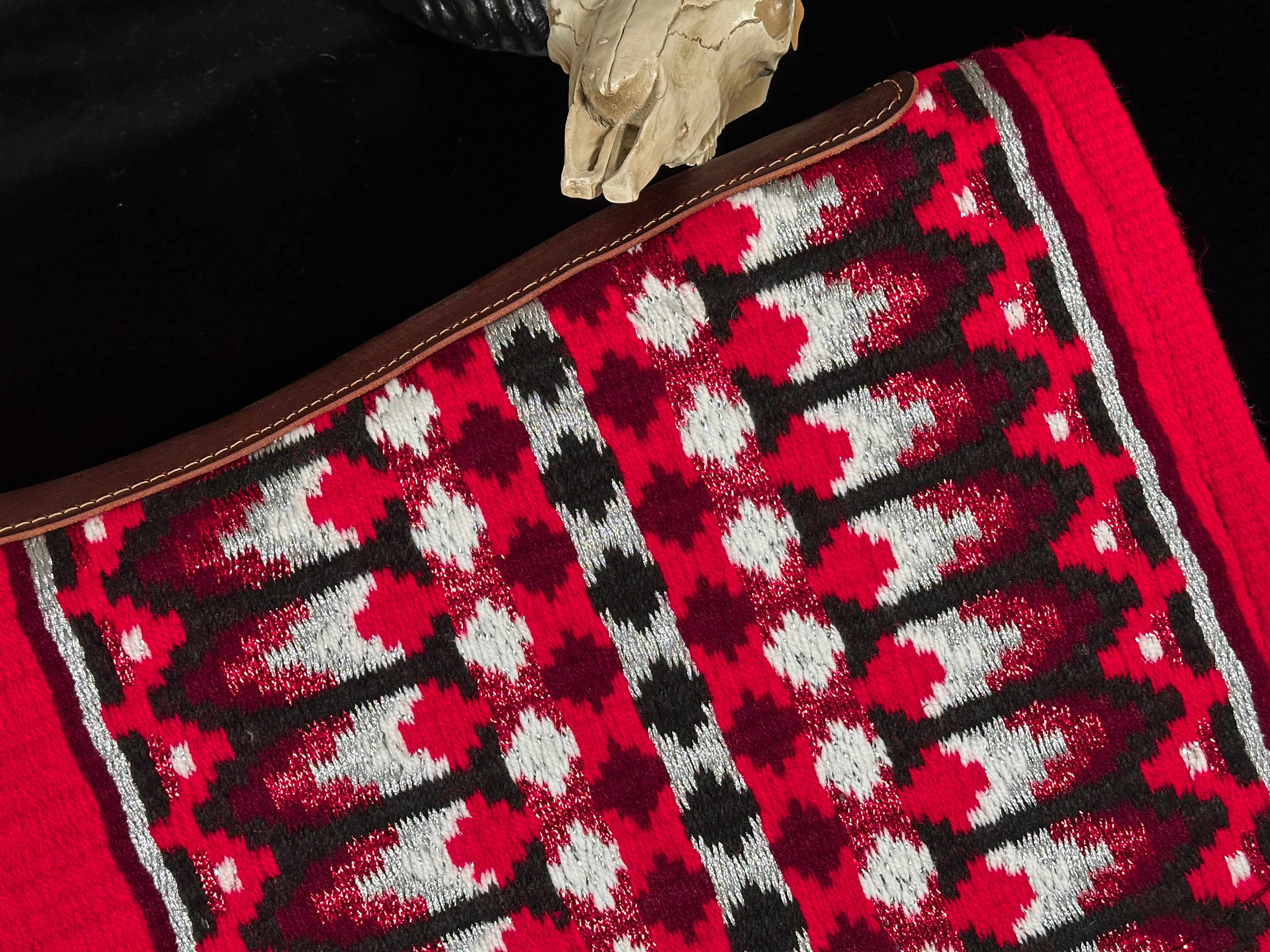 2in1 Show Pad | Show weave western | Red