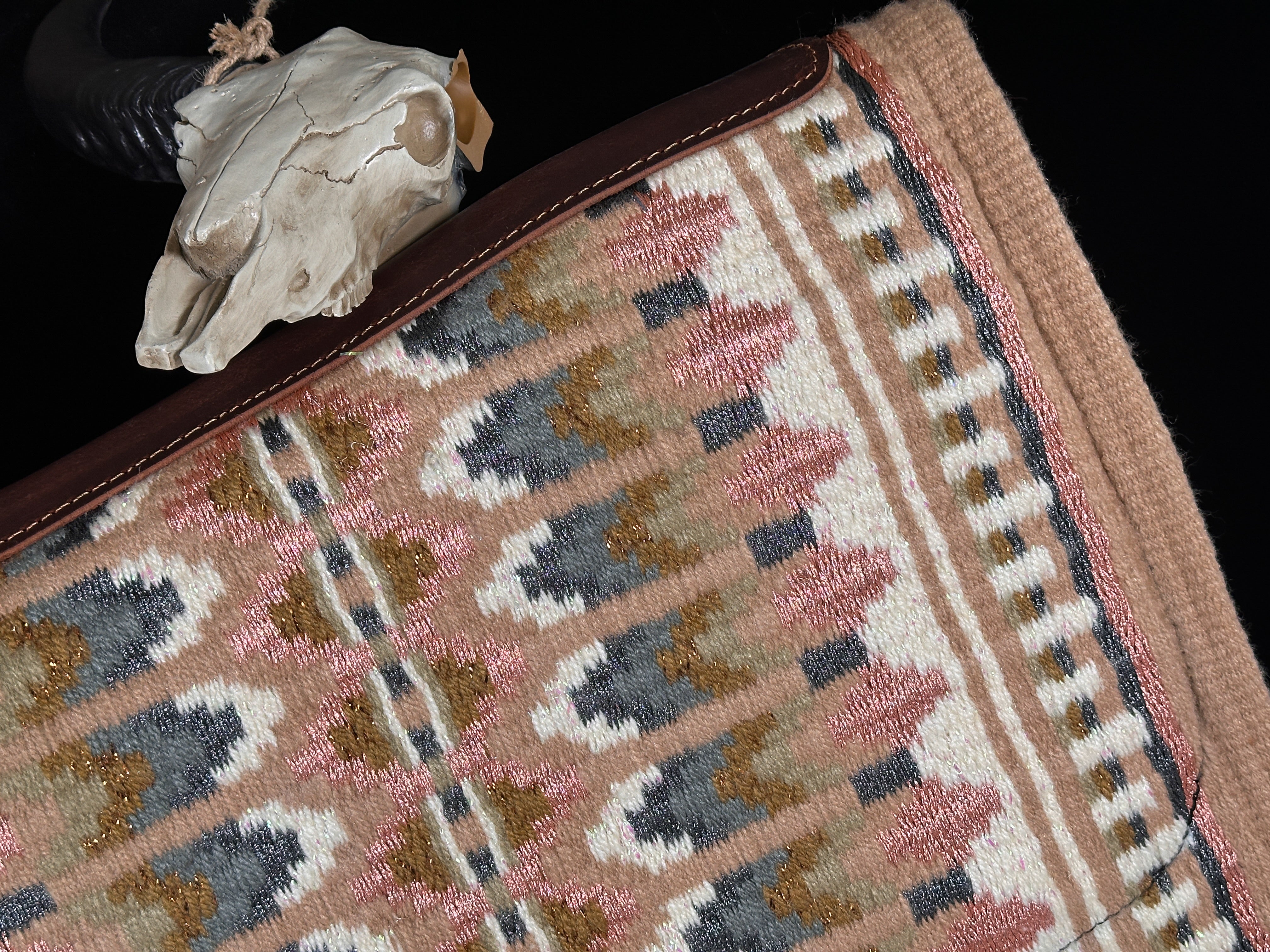 2in1 Show pad | Show Western | Rosé & Beige