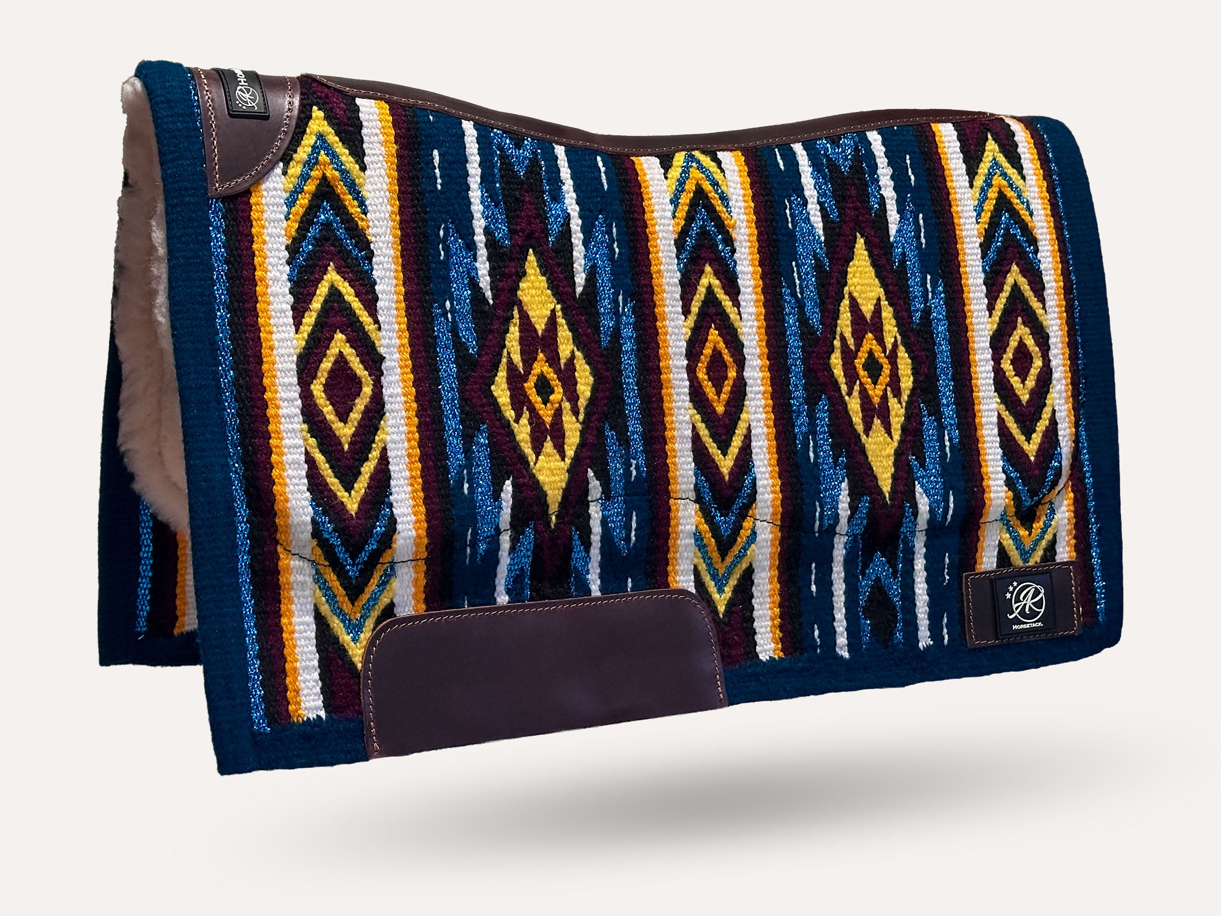 2in1 Show Pad | Western Ranch | Orange & Blue