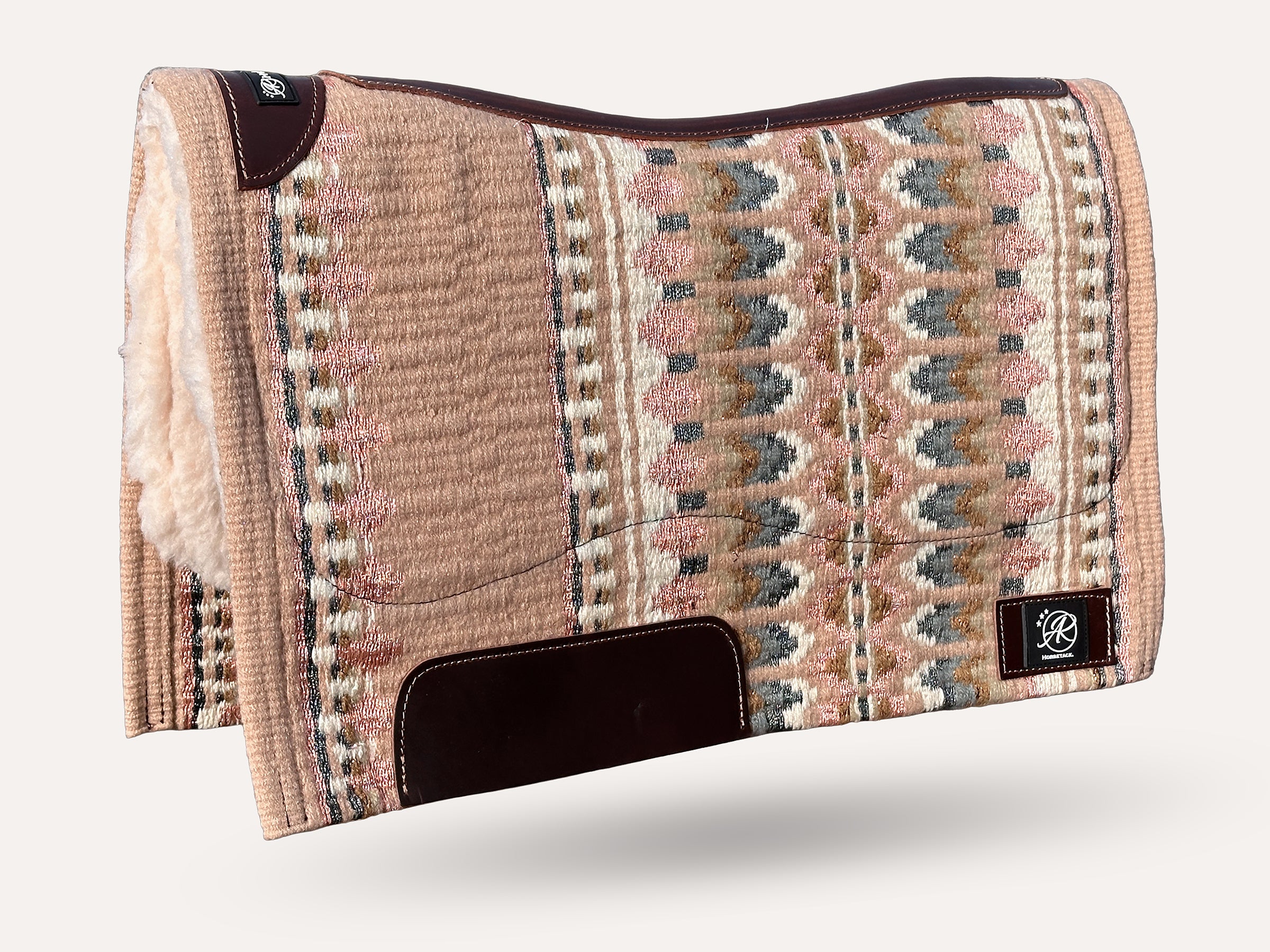 2in1 Show pad | Show Western | Rosé & Beige
